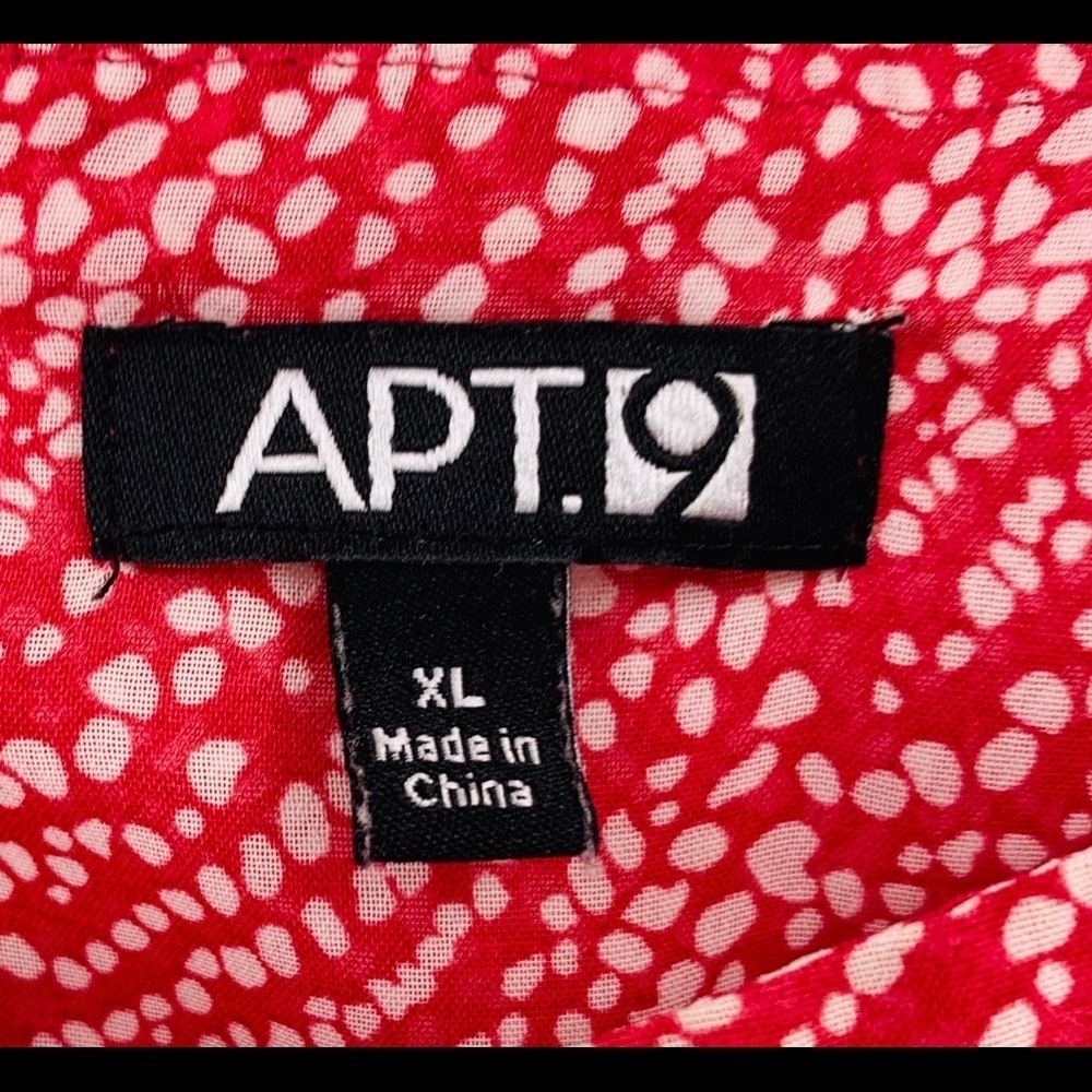 APT 9 Pink Chiffon Off The Shoulder Floral Top - Picture 8 of 8